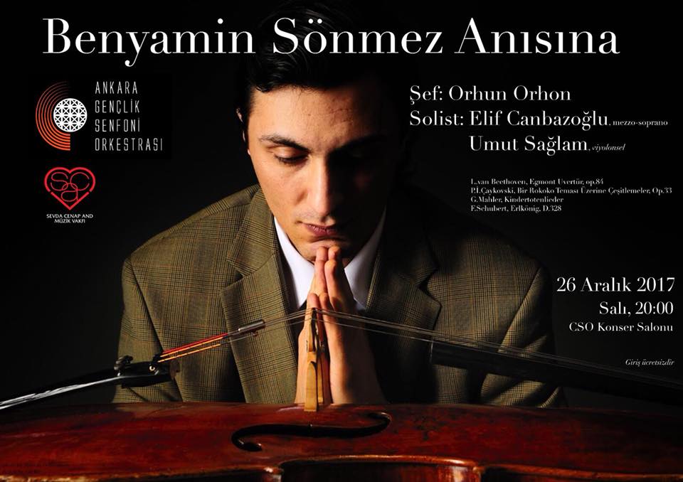 Ankara Gençlik Senfoni Orkestrası 26 Aralık 2017 Konseri Poster