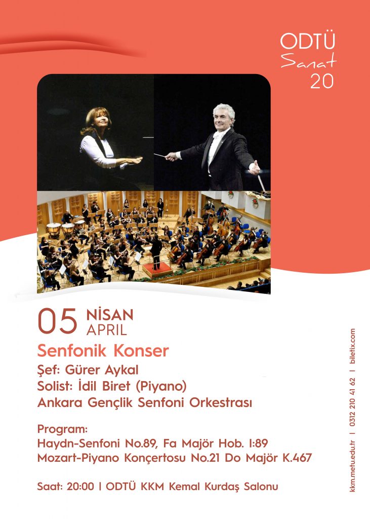 Ankara Genclik Senfoni Orkestrasi AGSO Konser Afişi