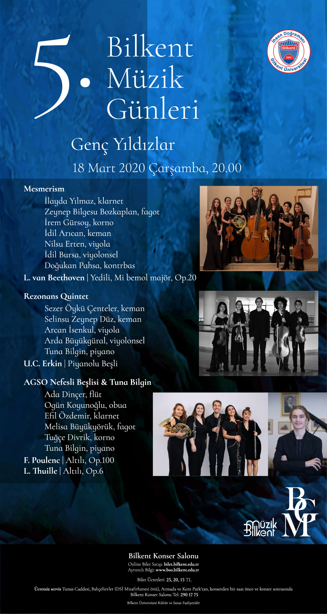 AGSO Nefesli Beşlisi 18 Mart 2020 Konseri